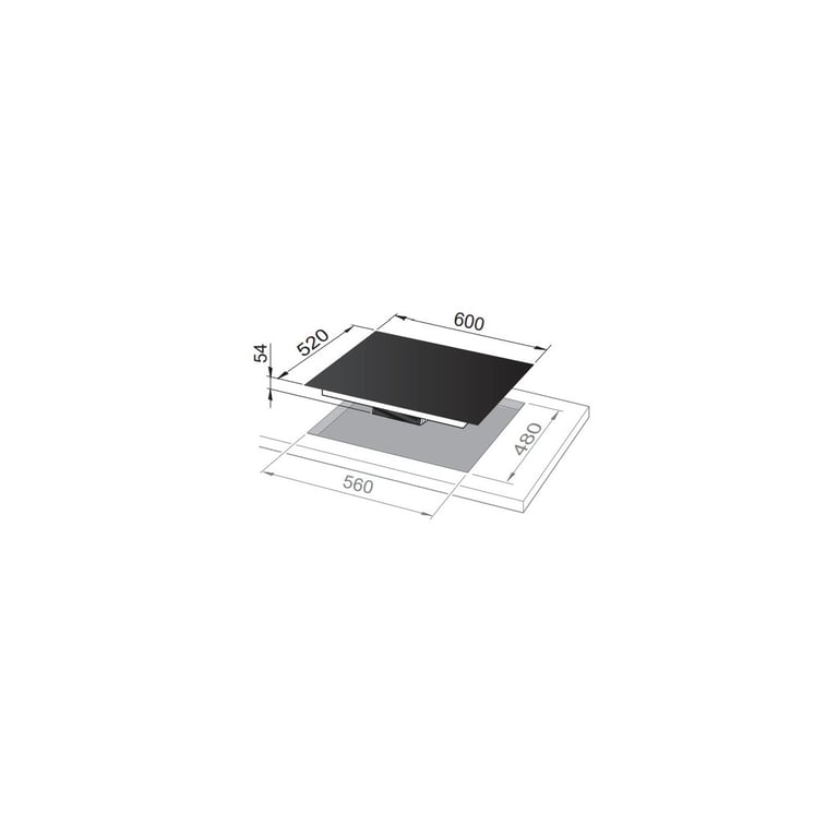 Table De Cuisson Induction DeLonghi PIB 62 – 4 Zones, Minuteur Touch Control - vue 3