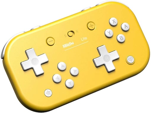 8BitDo Lite Jaune Manette Bluetooth pour Switch Lite, Switch et Windows