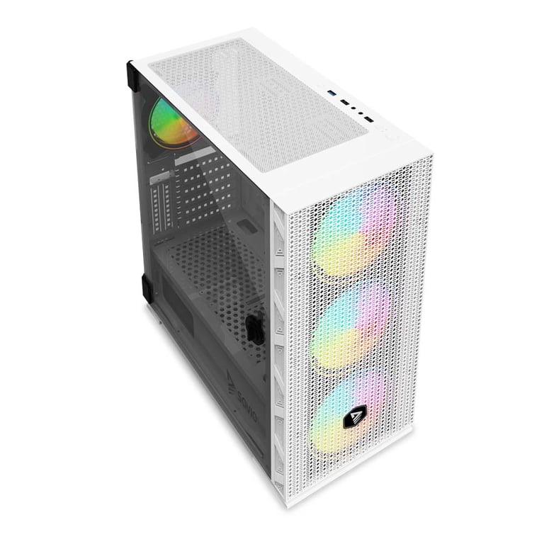 Savio Raptor X1 ARGB GlassMesh Computer Case Midi Tower Neuf - vue 2