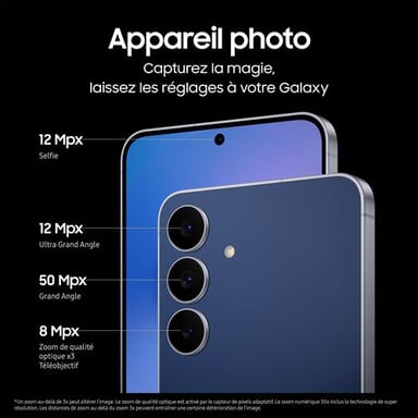 Samsung Galaxy S25 FE (5G) 128 Go, Bleu