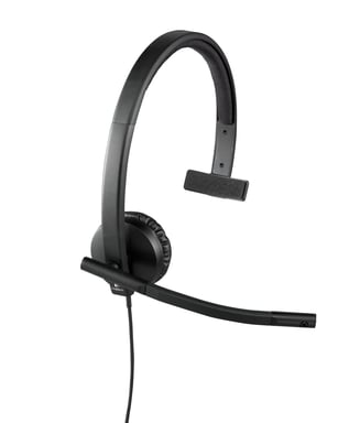 Logitech H570e Auriculares con cable de diadema para escritorio/centro de llamadas USB tipo A Negro