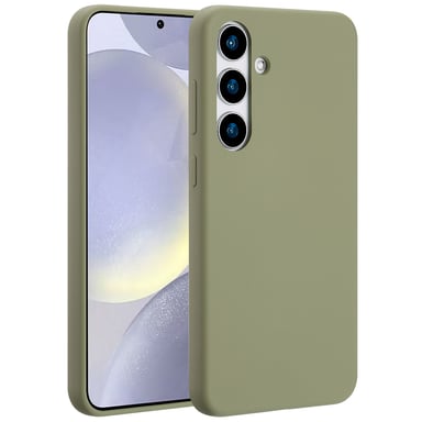 Accezz Coque Liquid Silicone avec MagSafe pour Samsung Galaxy S24 Plus - Cooper Green