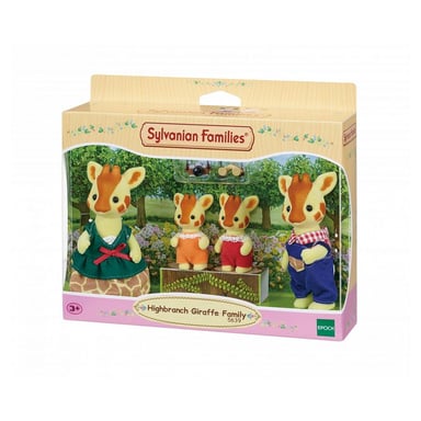 5639 Sylvanian Families - Ensemble de la famille girafe articulée