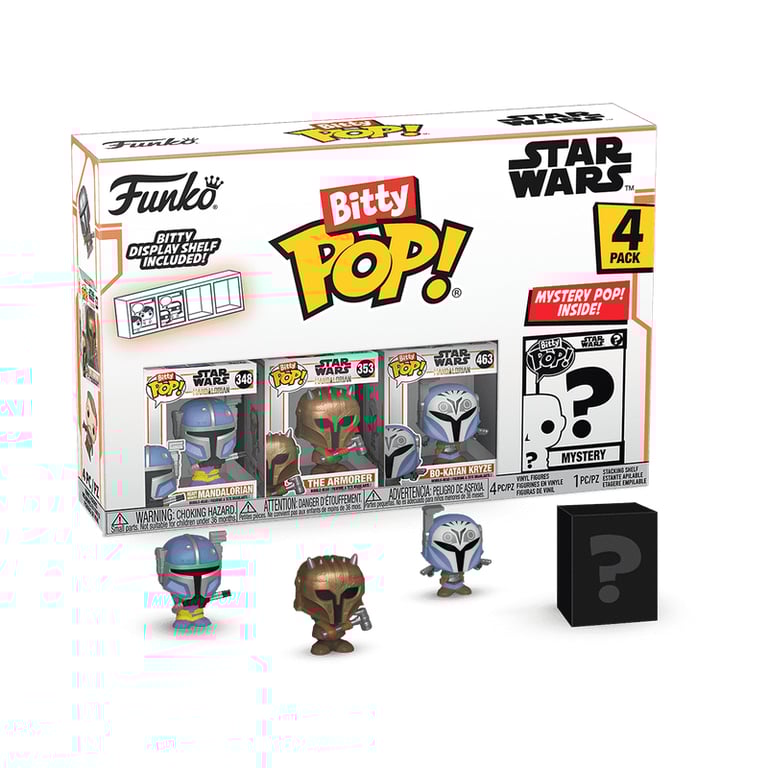 Funko Bitty Pop Mandalorian Pack 4 - vue 2