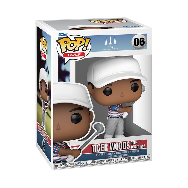 Figurine Funko Pop Golf Tiger Woods Tour Debut 1992 - vue 3