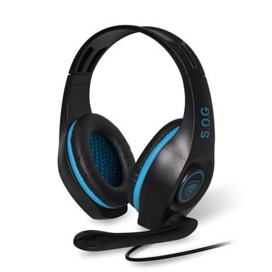 Spirit of Gamer PRO-SH5 Casque Avec fil Arceau Jouer Noir, Bleu