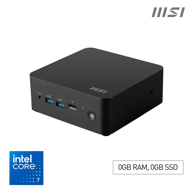MSI Cubi NUC 1M i7 BB sized PC Intel SoC Neuf