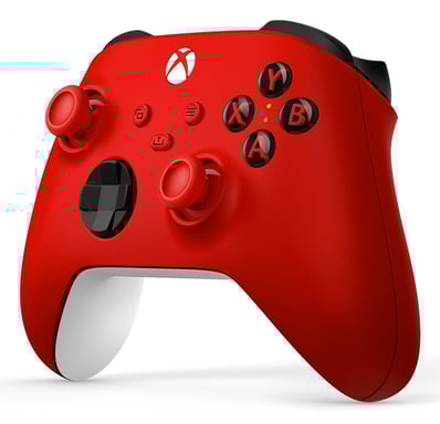 Microsoft Xbox Wireless Controller Rouge, Blanc Manette de jeu Analogique/Numérique Android, PC, Xbox One, Xbox One S, Xbox One X, Xbox Series S, Xbox Series X, iOS
