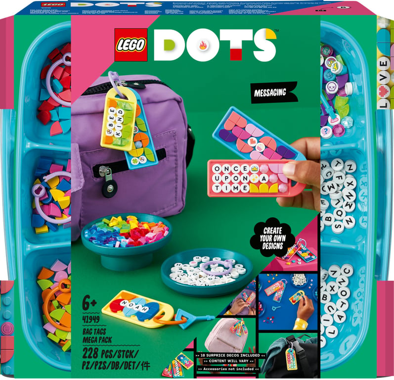 LEGO DOTS La méga boîte de porte clés Messages 41949 - vue 2