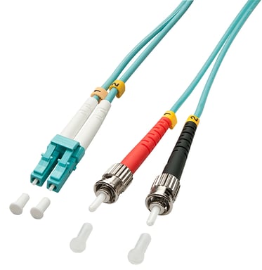 Lindy Fibre optique Duplex LC / ST OM3 1m - Neuf