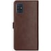 Selencia A515F38524304 coque de protection pour téléphones portables 16,5 cm (6.5'') Folio porte carte Marron Samsung Galaxy A51