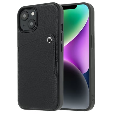 Selencia Coque Riva avec porte-cartes pour Apple iPhone 14 / 13 - Noir