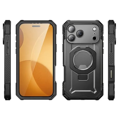 Custodia integrale per iPhone 17 Pro Max MagSafe Serie Unicorn Beetle Grip Pro