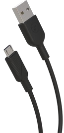Muvit For Change Cable Usb A/ Micro Usb 1.2M Noir