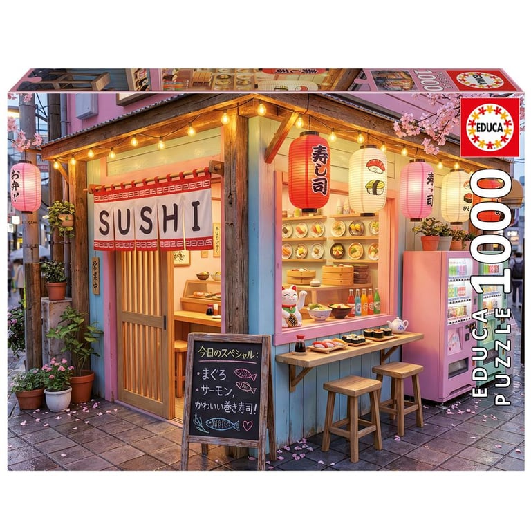 Ce puzzle est compose de 1000 pieces parfaitement finies pour un assemblage simple et sur. Taille approximative du puzzle assemble : 68 x 48 cm. - vue 1