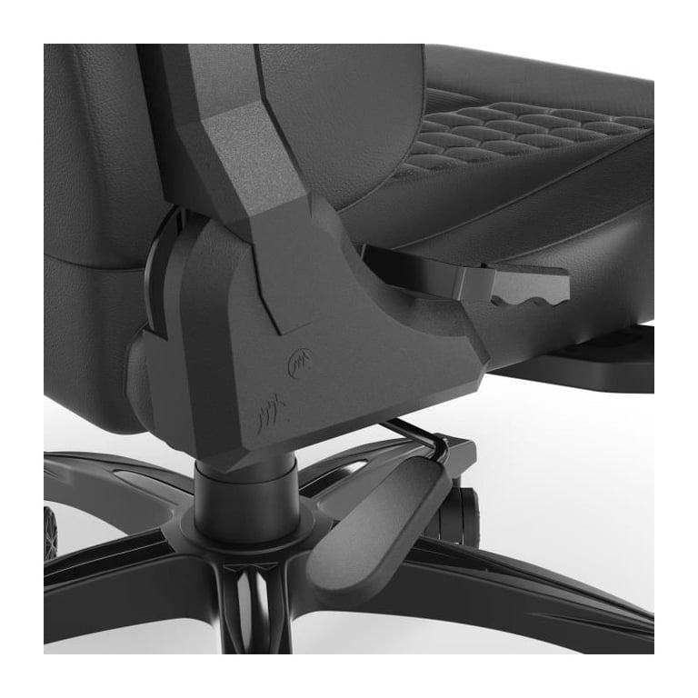 CORSAIR - Chaise bureau - Fauteuil Gaming - TC100 RELAXED - Similicuir -  Ergonomique - Accoudoirs réglables - Noir - (CF-901005 - Corsair