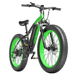 GOGOBEST GF600 Vélo électrique 26'' Fat Tire Mountain Bike 1000W 48V 13AH Dirt Ebike pour adultes Shimano 7 vitesses-Vert