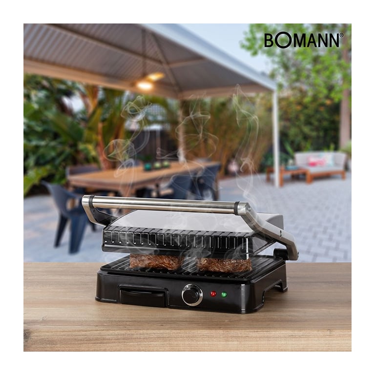 Bomann Plancha Gril Et Panini Kg 2242 Cb Noir - vue 4