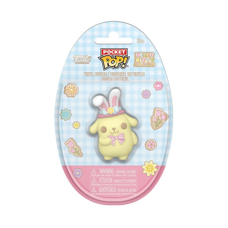 Figurine Funko Pocket Pop Egg Hello Kitty Spring Pompompurin - vue 3