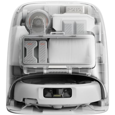 Robot Aspirador Fregasuelos DJI ROMO P - 25000 Pa - 260 ml - Transparente