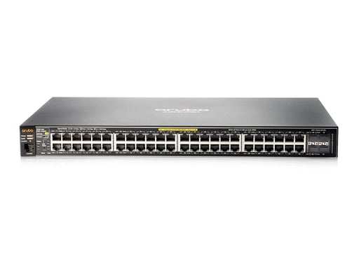 HPE Aruba Networking 2530 48 PoE+ Géré L2 Fast Ethernet (10/100) Connexion Ethernet, supportant l'alimentation via ce port (PoE) 1U