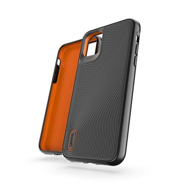 GEAR4 Battersea coque de protection pour téléphones portables 16,5 cm (6.5'') Housse Noir, Orange Apple iPhone 11 Pro Max