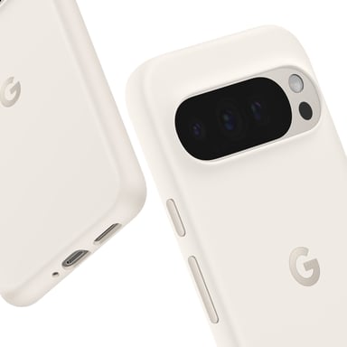 Coque pour Google Pixel 9 Pro XL Compatible avec le Chargement Sans Fil Beige