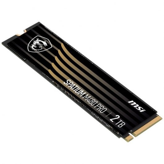 MSI Spatium M480 PRO PCIe 4.0 NVMe .2 1TB PCI Express 4.0 3D NAND Neuf - vue 2