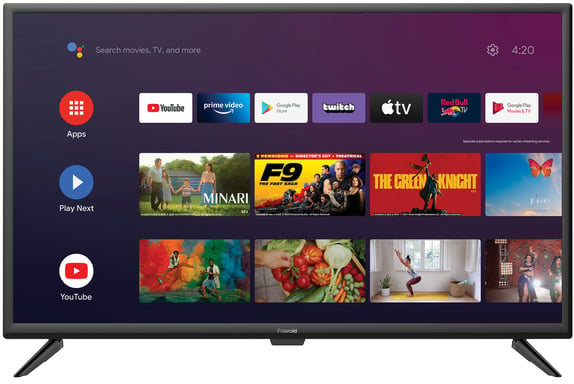 TV Android 32'' HD LED  80 cm Google Play Netflix YouTube