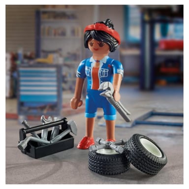Mécanicienne Spécial Plus 71164 - Set di gioco con personaggio e accessori