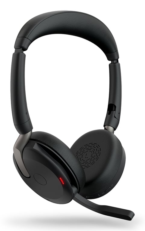 Jabra Evolve2 65 Flex Casque Sans fil Arceau Bureau/Centre d'appels USB Type-C Bluetooth - Neuf