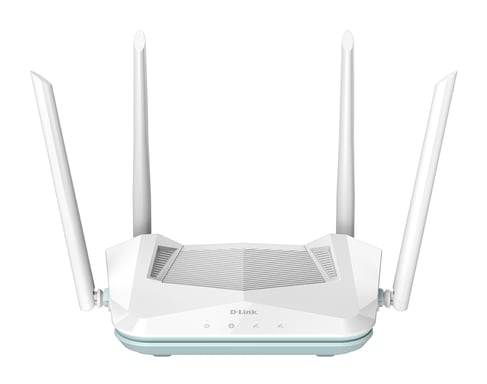 D-Link EAGLE PRO AI AX1500 Smart Router router inalámbrico Gigabit Ethernet Doble banda (2,4 GHz / 5 GHz) Blanco