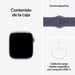 Apple Watch Series 11 GPS + Cellular 42mm Boitier en Aluminium Argent avec Bracelet Sport Brume Violette - S/M