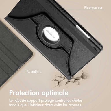 imoshion Coque tablette rotatif à 360° pour Samsung Galaxy Tab S11 - Noir