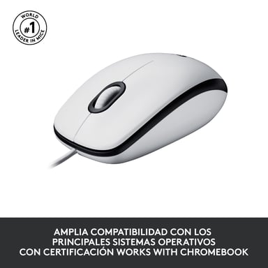 Ratones con cable Logitech M100