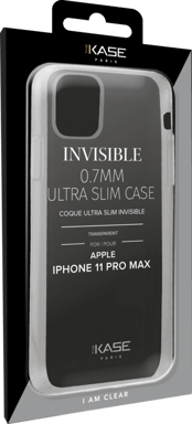 Custodia invisibile ultra sottile per Apple iPhone 11 Pro Max 0,7 mm, trasparente