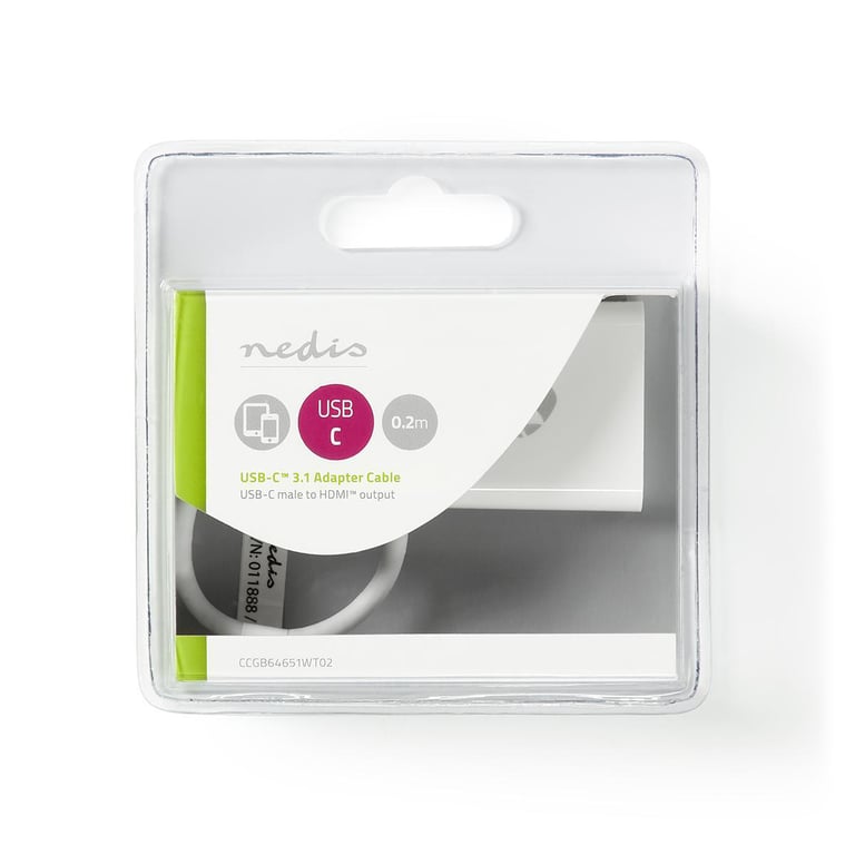 Nedis CCBW64652AT02 câble vidéo et adaptateur 0 2 USB Type C HDMI Neuf - vue 8