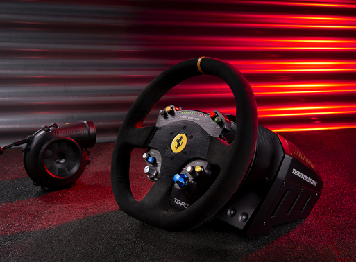 Thrustmaster TS-PC Racer Ferrari 488 Challenge Edition Noir USB 2.0 Volant Analogique/Numérique