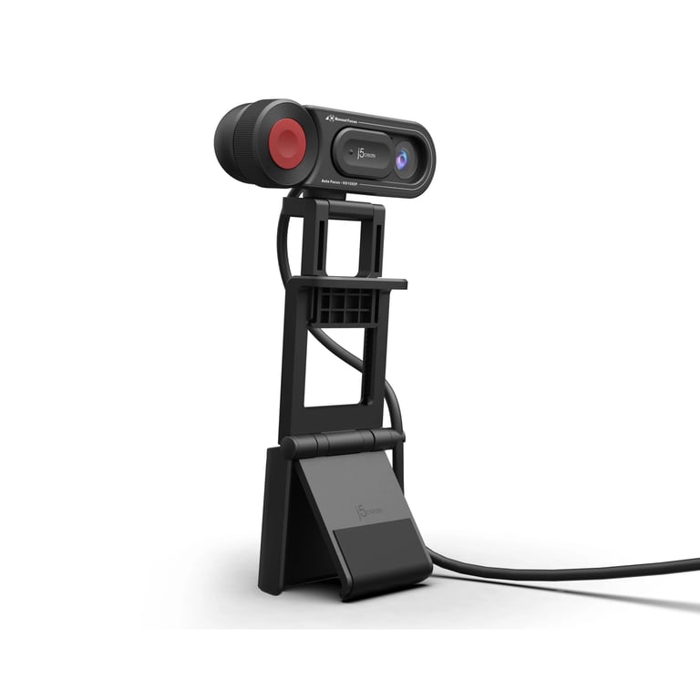 Webcam J5CREATE JVU250-N – HD, Mise au Point Automatique et Manuelle - vue 2