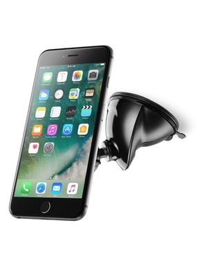 Cellularline Touch Flexi - Universal Support de smartphone auto magnétique avec fixation par ventouse