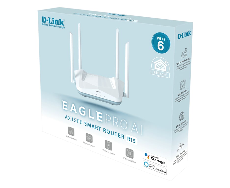 D Link EAGLE PRO AI AX1500 R15 - vue 5