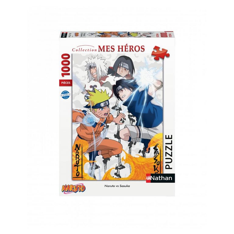 Puzzle Naruto vs Sasuke 1000 pièces Un défi captivant pour les fans Neuf