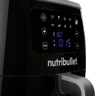 NutriBullet XXL Digital Air Fryer Unique 7 L Autonome 1800 W Friteuse d'air chaud Noir