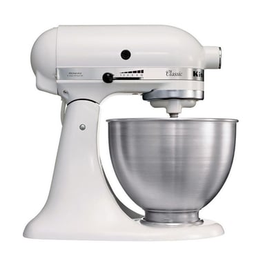 Robot da cucina KitchenAid K45SS EWH Bianco 250W con ciotola da 4,28L