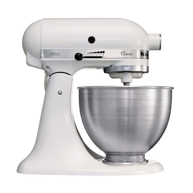 Robot pâtissier multifonction KitchenAid Classic 5K45SSEWH - vue 2
