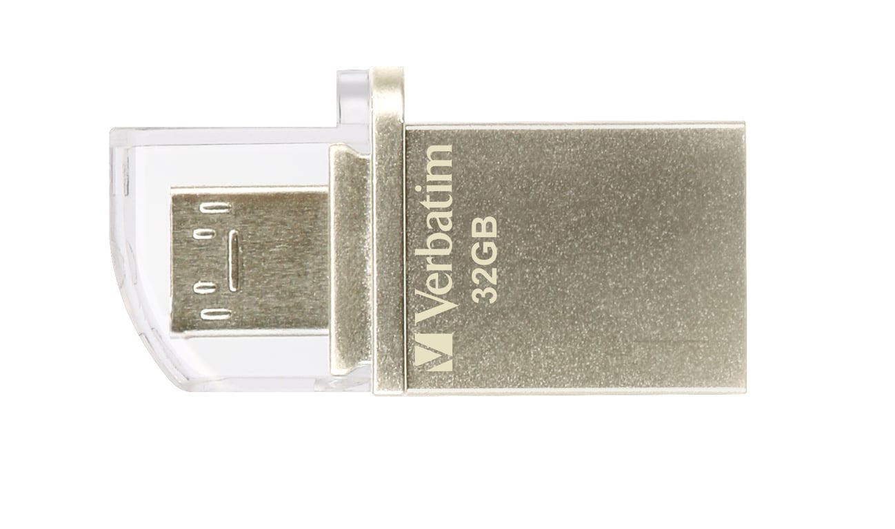Verbatim Store 'n' Go OTG Micro lecteur USB flash 32 Go USB Type-A / Micro-USB 3.2 Gen 1 (3.1 Gen 1) Argent - Neuf