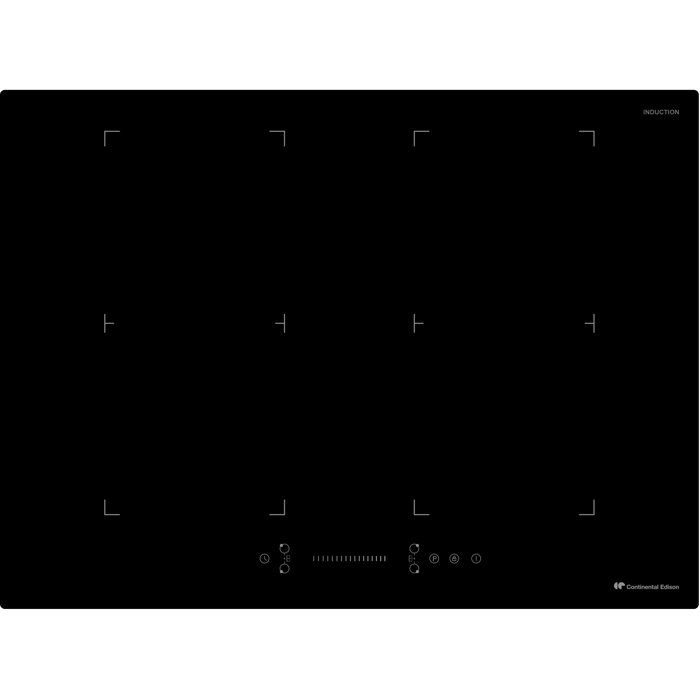 Plaque à induction CONTINENTAL EDISON 4 foyers 70 cm CETI724Z2FLEX - vue 3