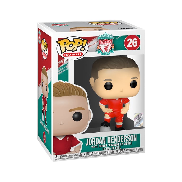 Liverpool Jordan Henderson Funko POP - vue 3