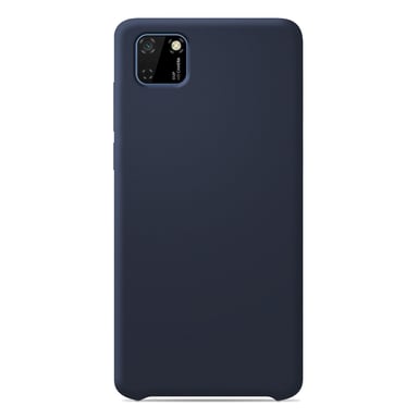 Coque silicone unie Soft Touch Bleu nuit compatible Huawei Y5P
