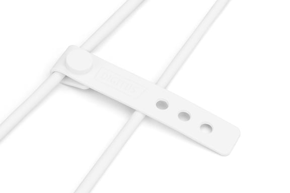 Digitus Câble de connexion USB-C en silicone, 0,5m, blanc